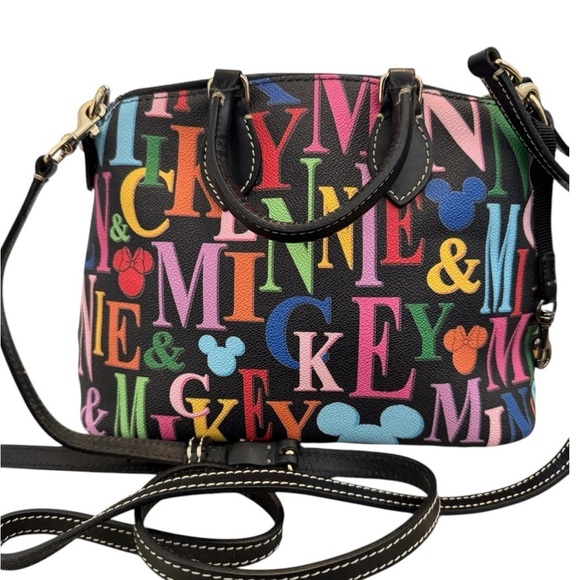 Dooney & Bourke Disney Parks Mickey Mouse Rainbow small  crossbody handbag - Picture 4 of 11